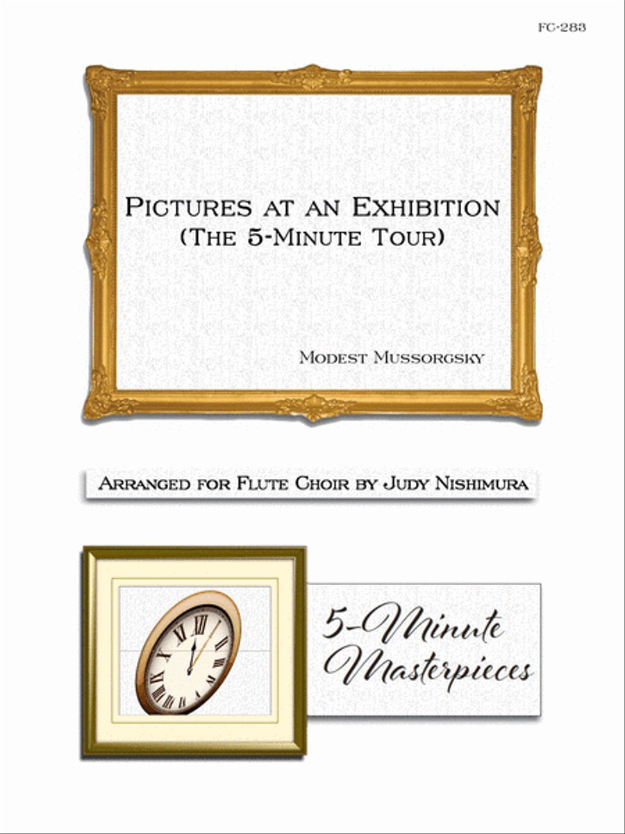 Pictures at an Exhibition (The 5 Minute Tour) for Flute Choir Flute Choir scores gallery preview page 1