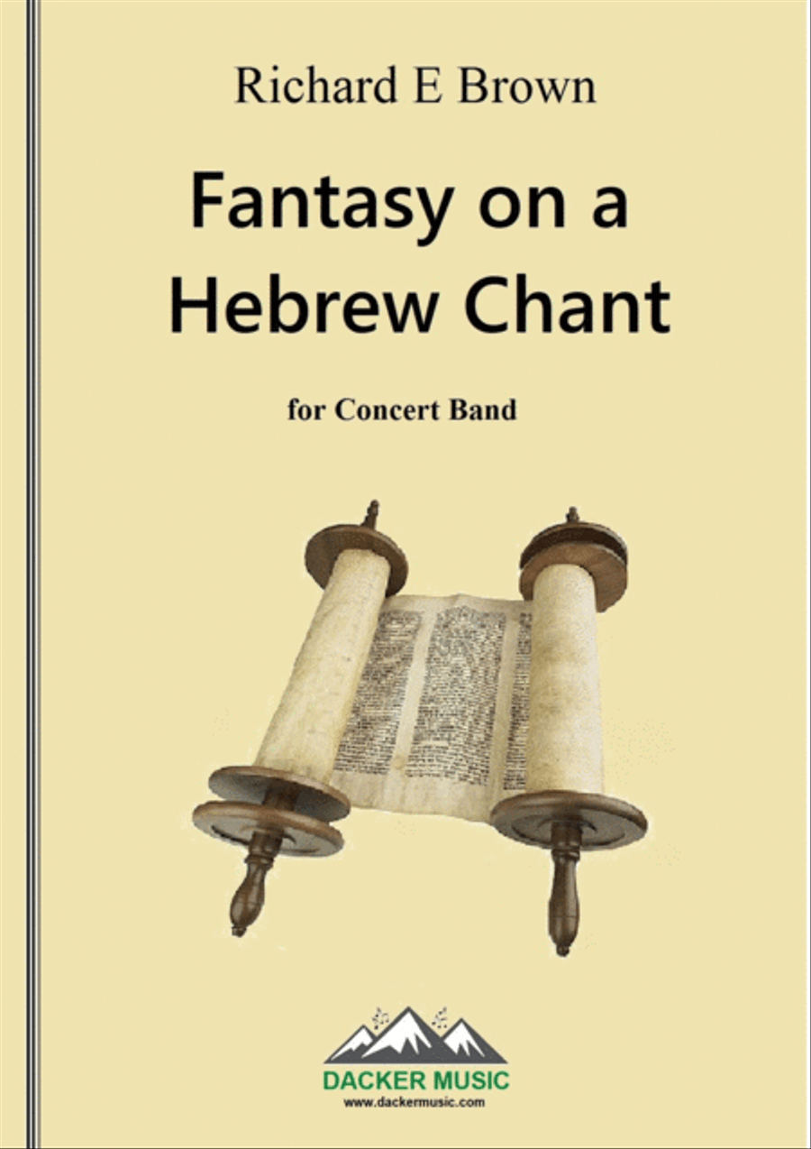 Fantasy on a Hebrew Chant Concert Band scores gallery preview page 1