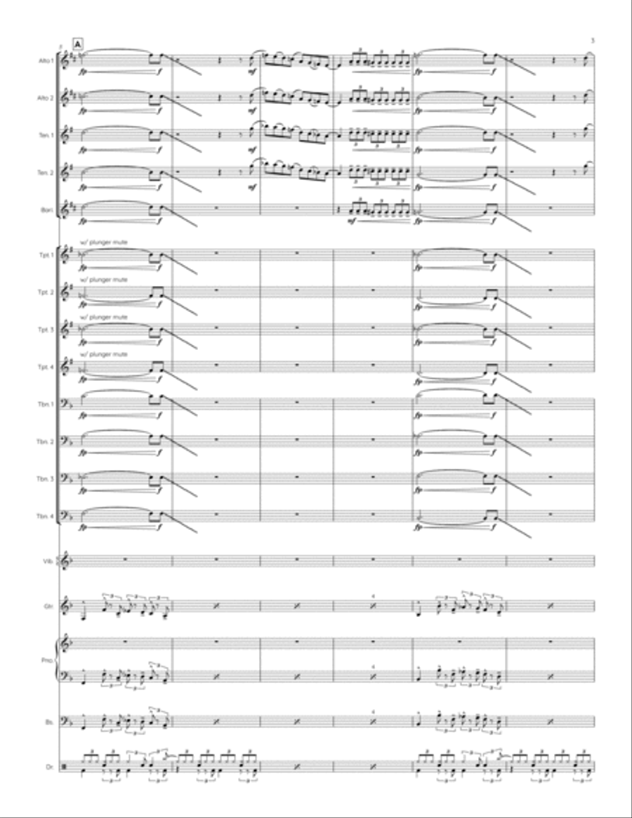 Night Train Jazz Ensemble scores gallery preview page 3
