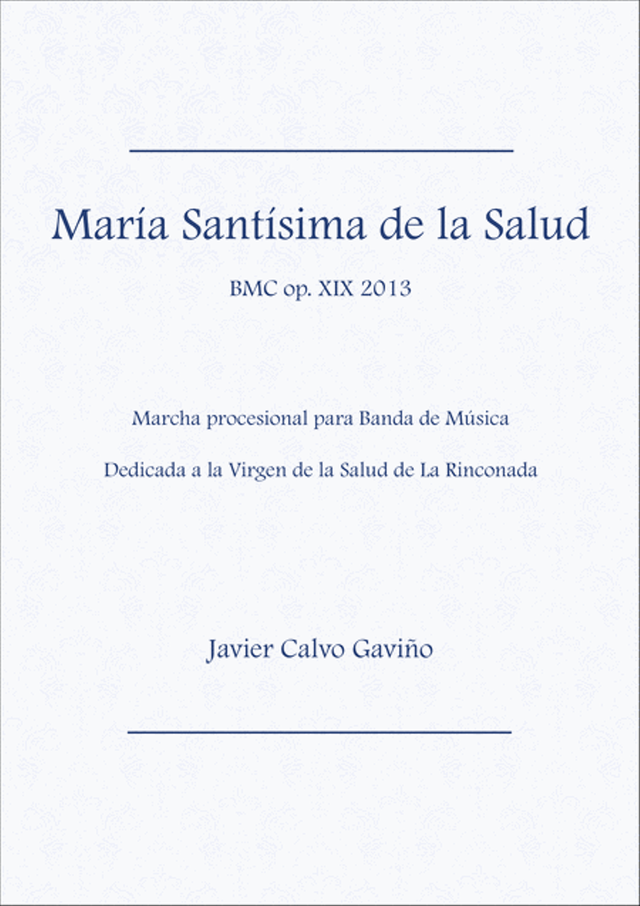 Maria Stma. De la Salud Concert Band scores gallery preview page 1