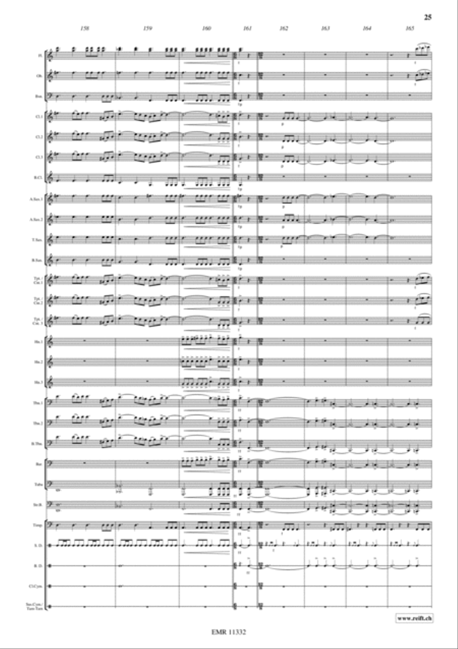 Cutthroat Island Concert Band scores gallery preview page 26