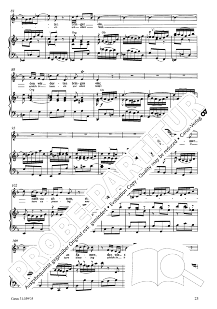 Give the hungry ones thy bread (Brich dem Hungrigen dein Brot) 4-Part scores gallery preview page 24