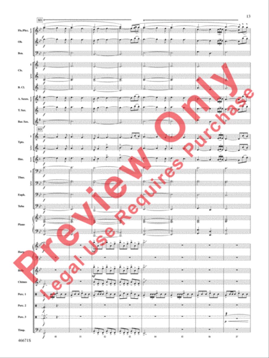 Celtic Wedding Celtic Wedding Concert Band scores gallery preview page 14