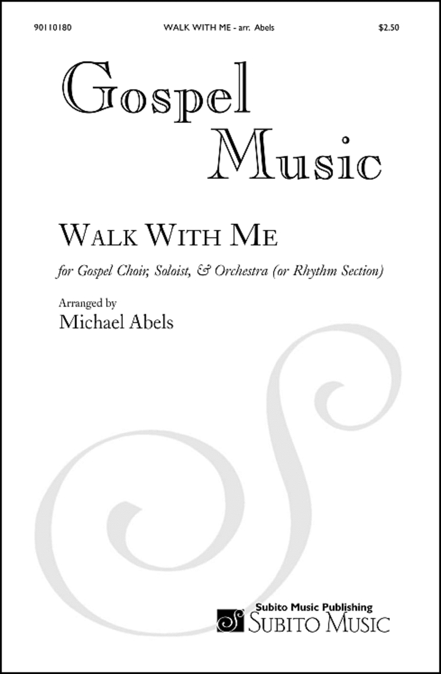 Walk With Me arr. SAT scores gallery preview page 1