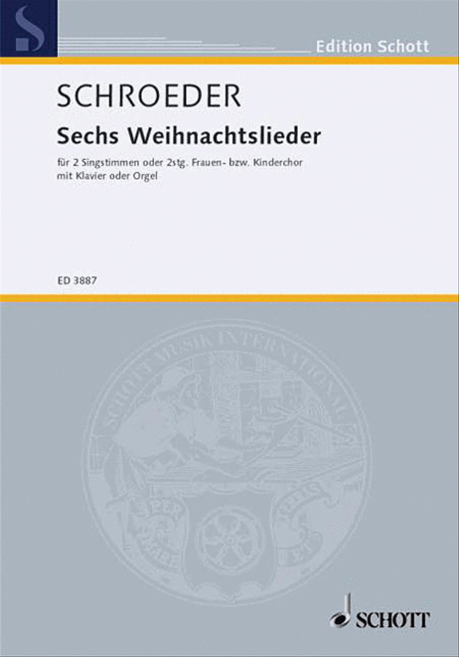 Weihnachtslieder 6 Sop/pf SA scores gallery preview page 1