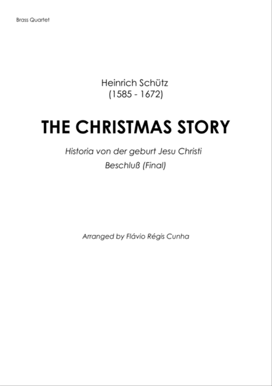 The Christmas Story Brass Ensemble scores gallery preview page 1