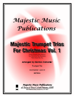 Majestic Trumpet Trios for Christmas Vol. 1