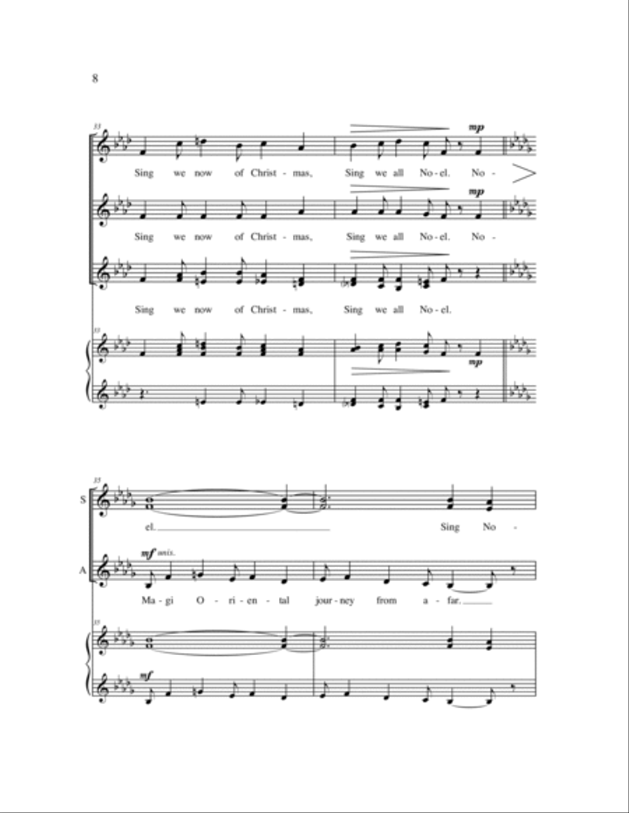 Sing We Now of Christmas Sing We Now of Christmas SSAA scores gallery preview page 17
