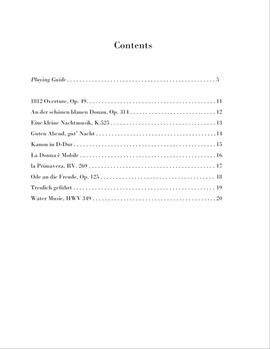 Easy Classical Harmonica Solos Harmonica scores gallery preview page 3