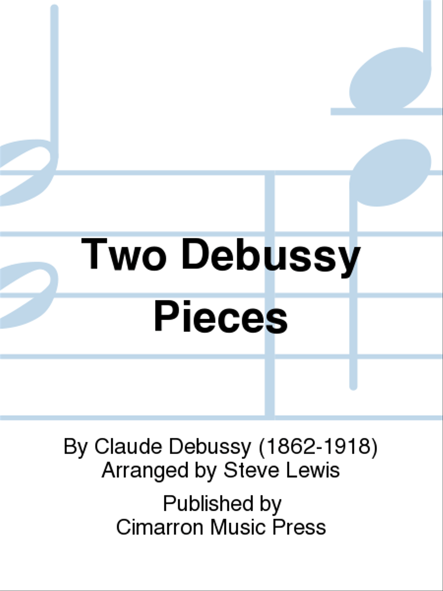 Two Debussy Pieces Two Debussy Pieces Piano Accompaniment scores gallery preview page 1
