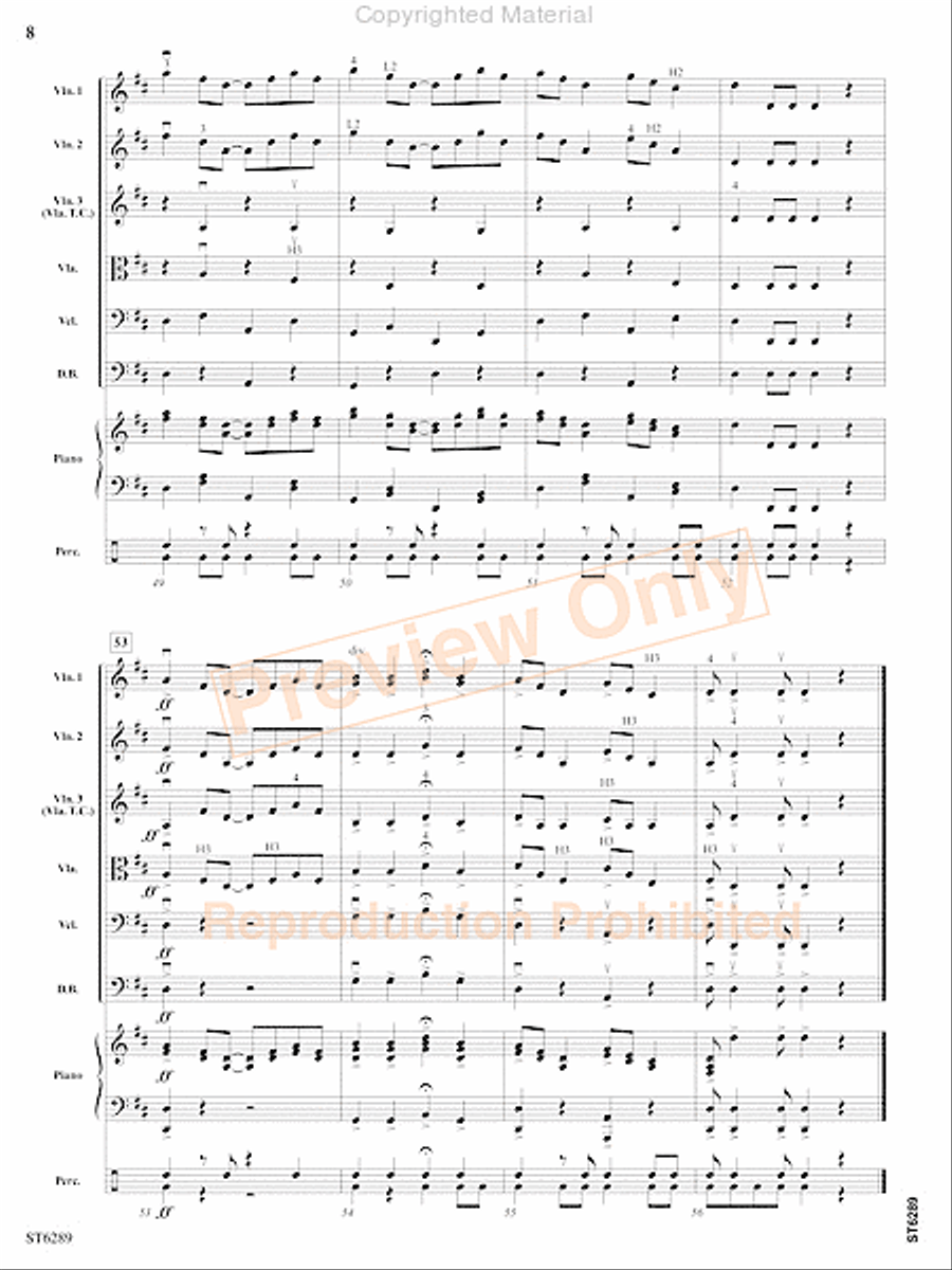 Calypso Sea String Orchestra scores gallery preview page 9