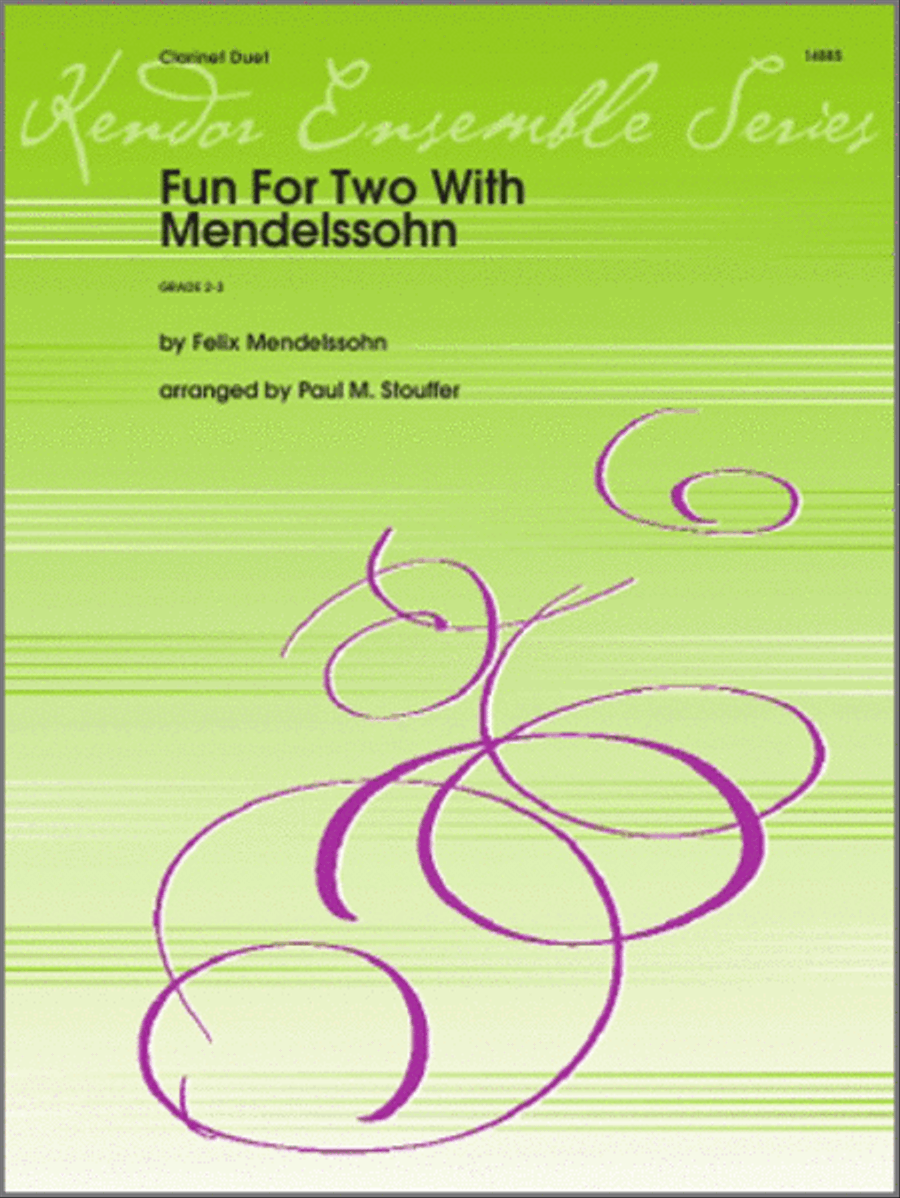 Fun For Two With Mendelssohn Clarinet Duet scores gallery preview page 1