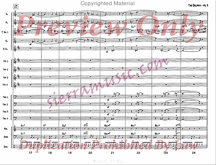 The Dolphin Big Band scores gallery preview page 4