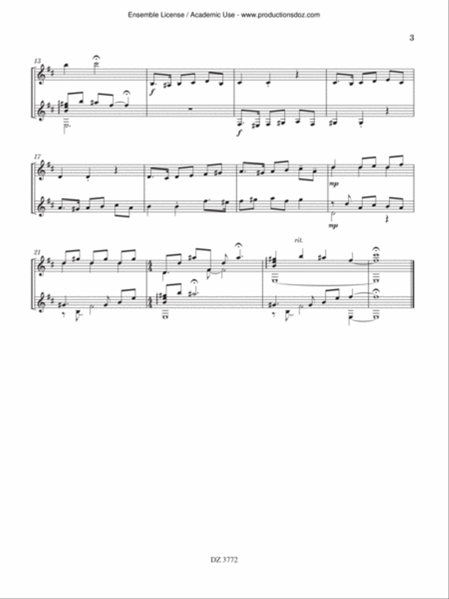 Suite Concertino Suite Concertino Guitar Ensemble scores gallery preview page 3