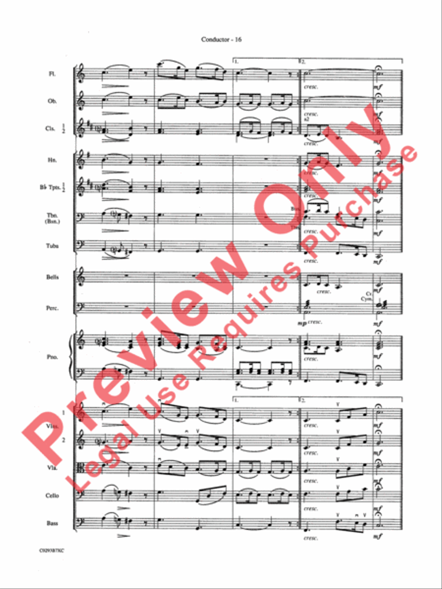 Christmas Sing-a-Long Full Orchestra scores gallery preview page 19