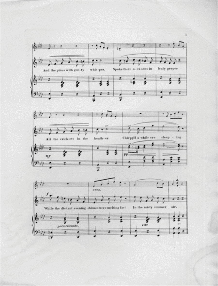 Sweet the Angelus Was Ringing Piano Trio scores gallery preview page 4