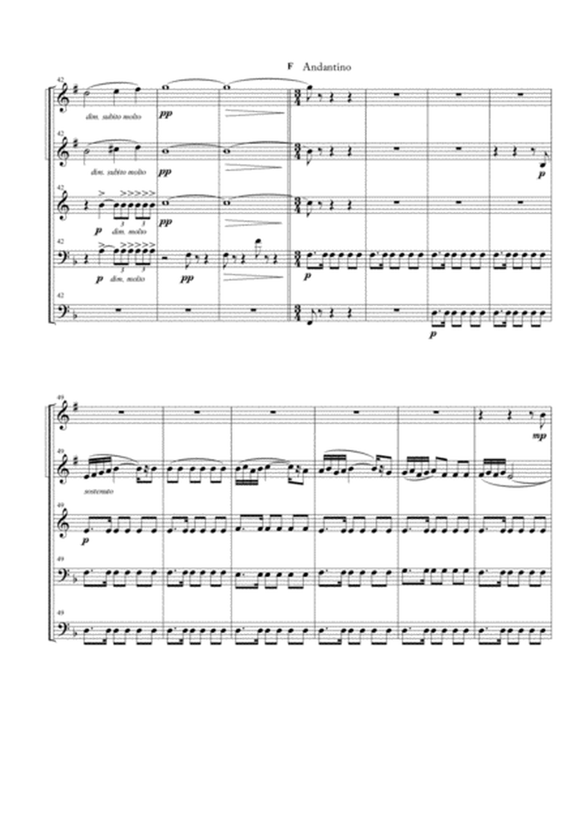 "L'Arlesienne Suite No. 2" for Brass Quintet image number null