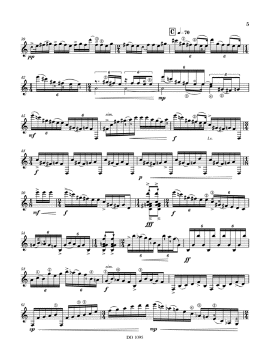 the rain falls equally on all things Classical Guitar scores gallery preview page 5
