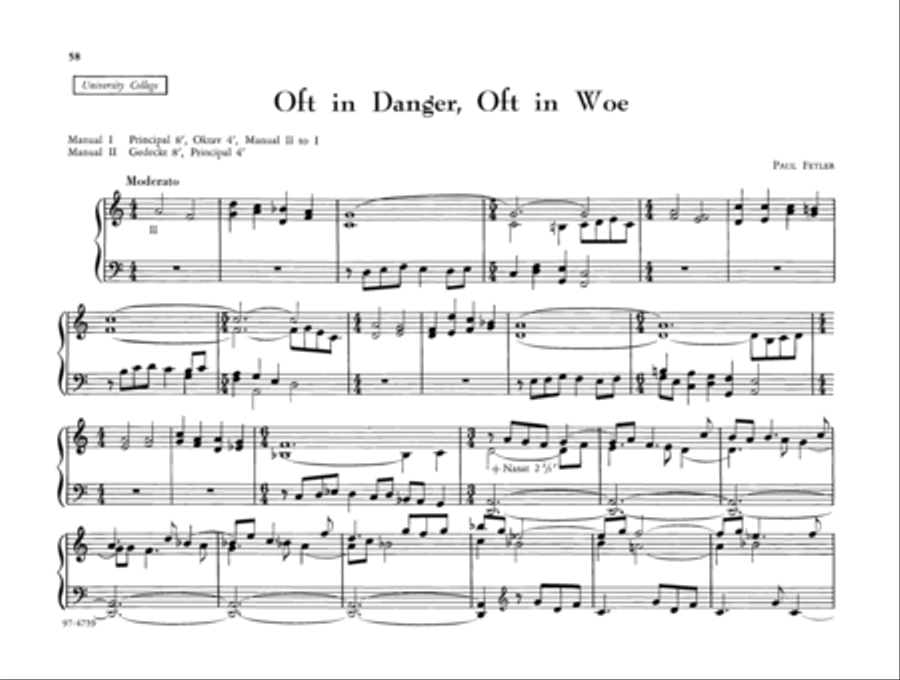 The Parish Organist, Part 12 (Familiar Hymn Tunes) Organ scores gallery preview page 27