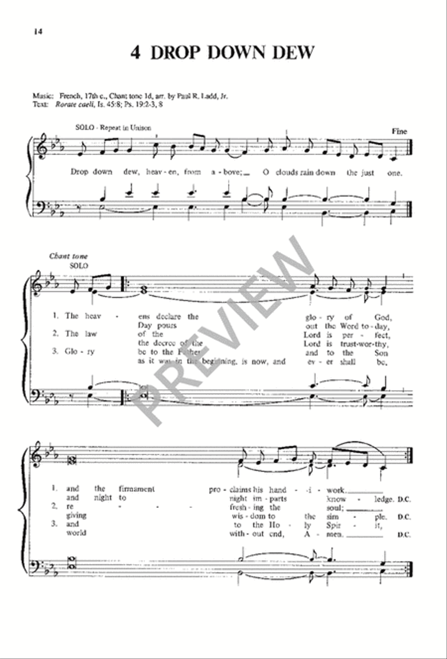 A Choir Book for Advent A Choir Book for Advent 4-Part scores gallery preview page 16
