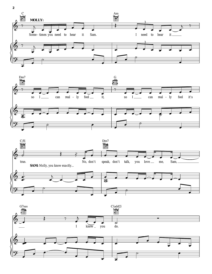 Three Little Words Three Little Words Guitar scores gallery preview page 2