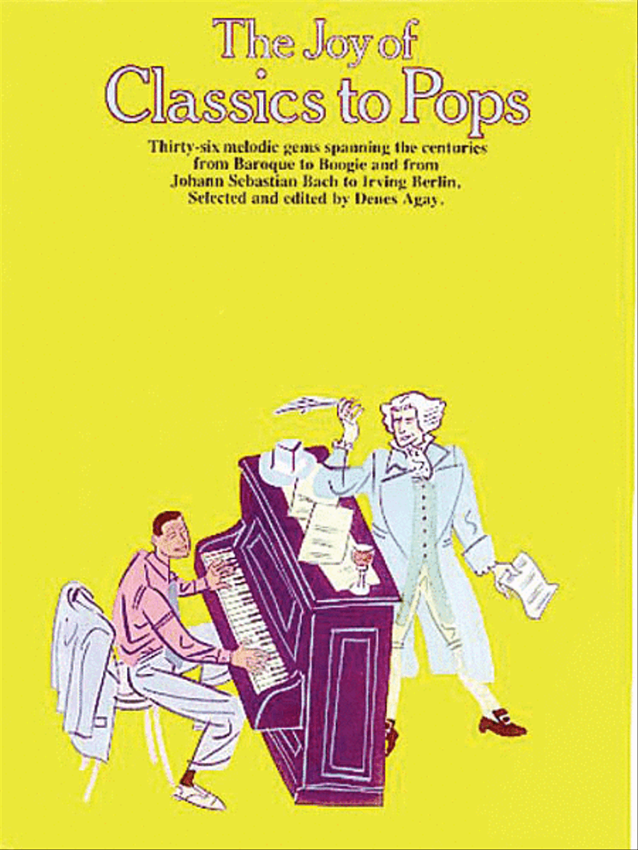 The Joy of Classics to Pops Piano Solo scores gallery preview page 1