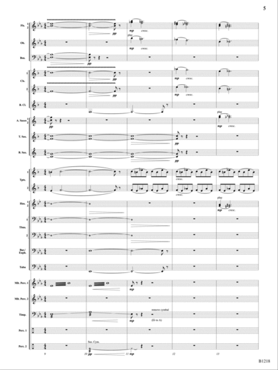 Roswell, 1947: Score Concert Band scores gallery preview page 5