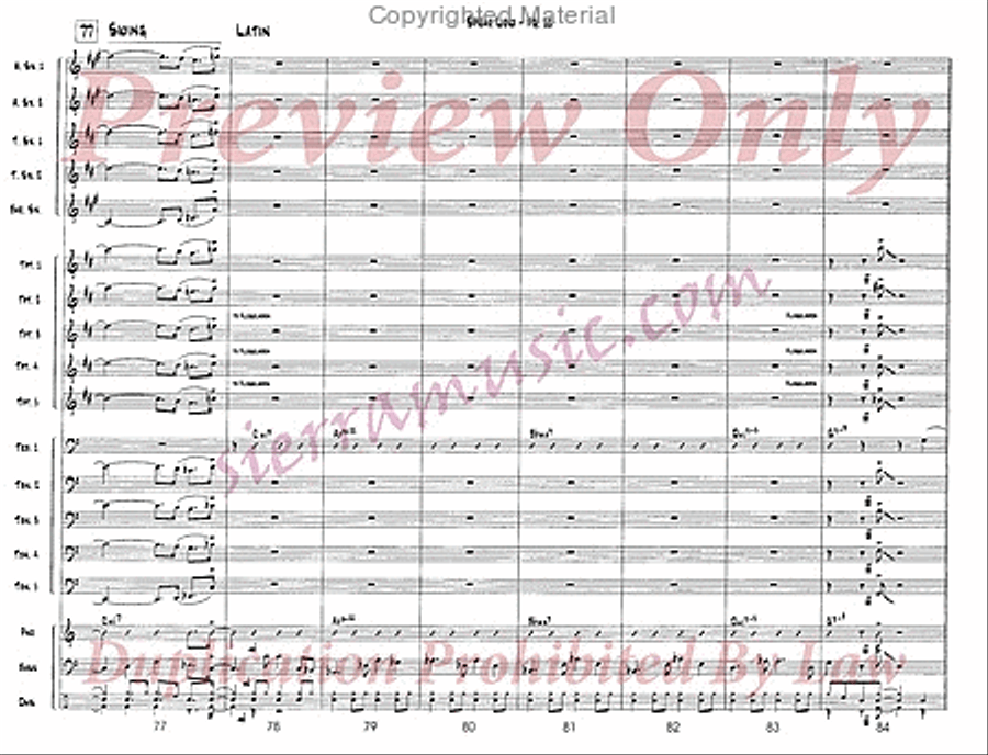 Speak Low Jazz Ensemble scores gallery preview page 12