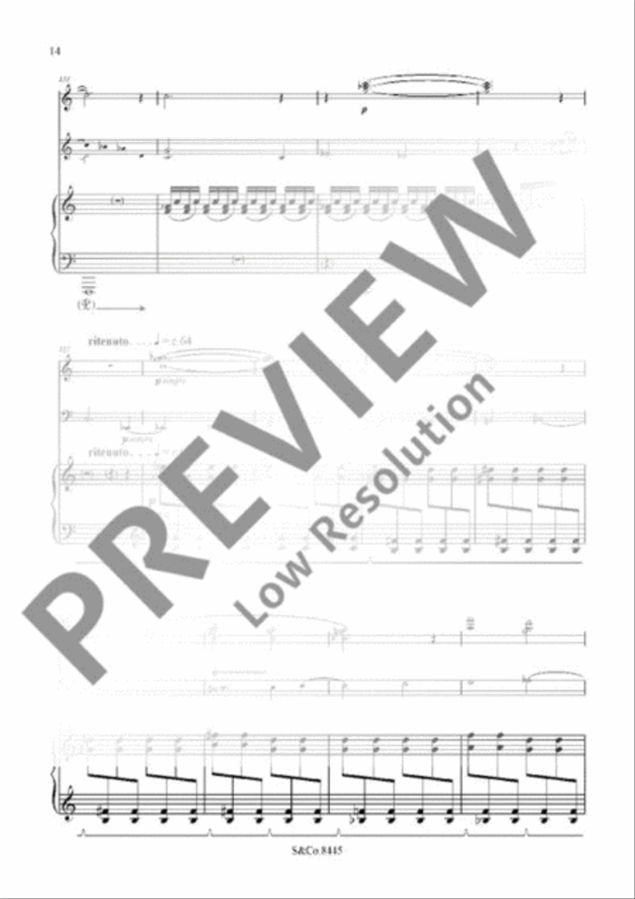 Lauda (con Sordino) Lauda (con Sordino) Cello scores gallery preview page 15
