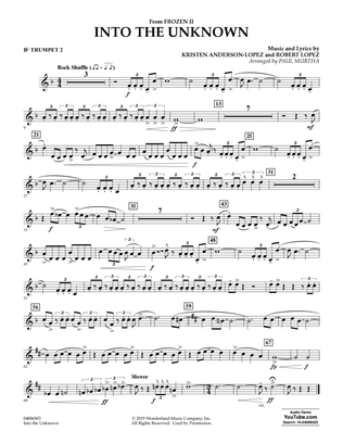 Into the Unknown (from Disney's Frozen 2) (arr. Paul Murtha) - Bb Trumpet 2