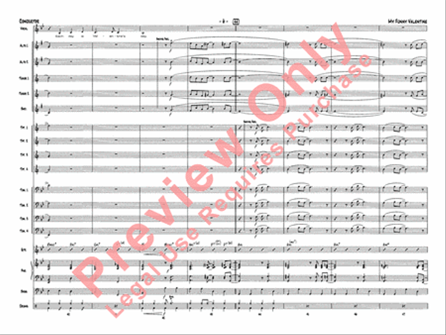 My Funny Valentine Jazz Ensemble scores gallery preview page 21