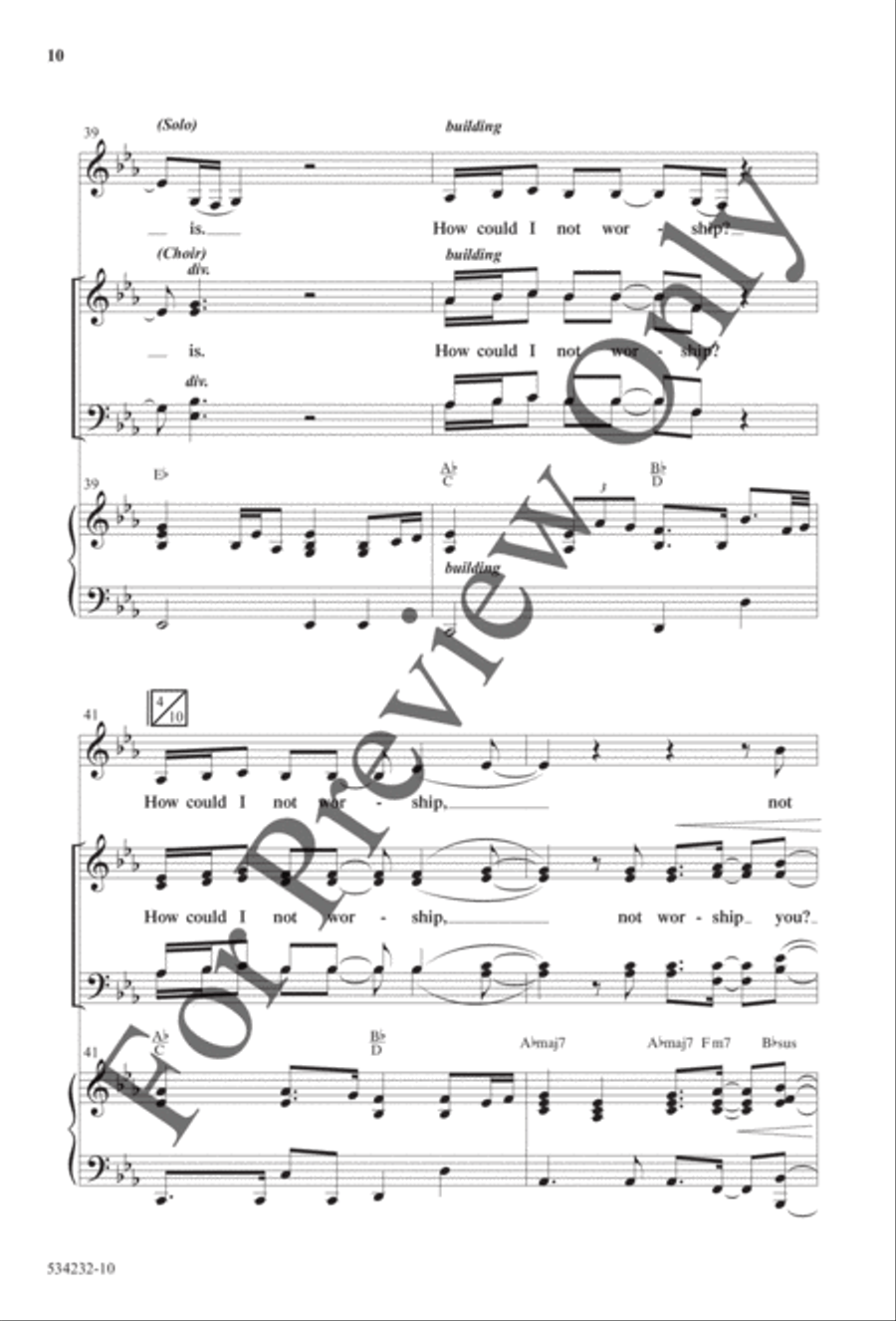 Can't Stop My Hallelujahs - Anthem Choir scores gallery preview page 9