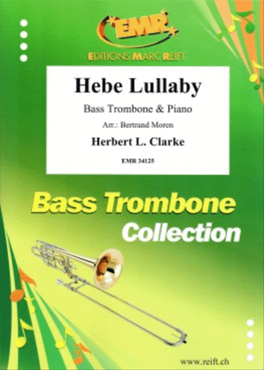 Hebe Lullaby Bass Trombone scores gallery preview page 1