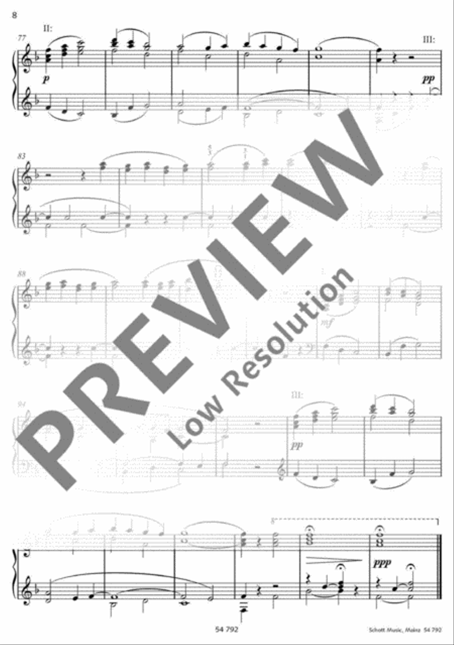 Ave Maria von Arcadelt Organ scores gallery preview page 9