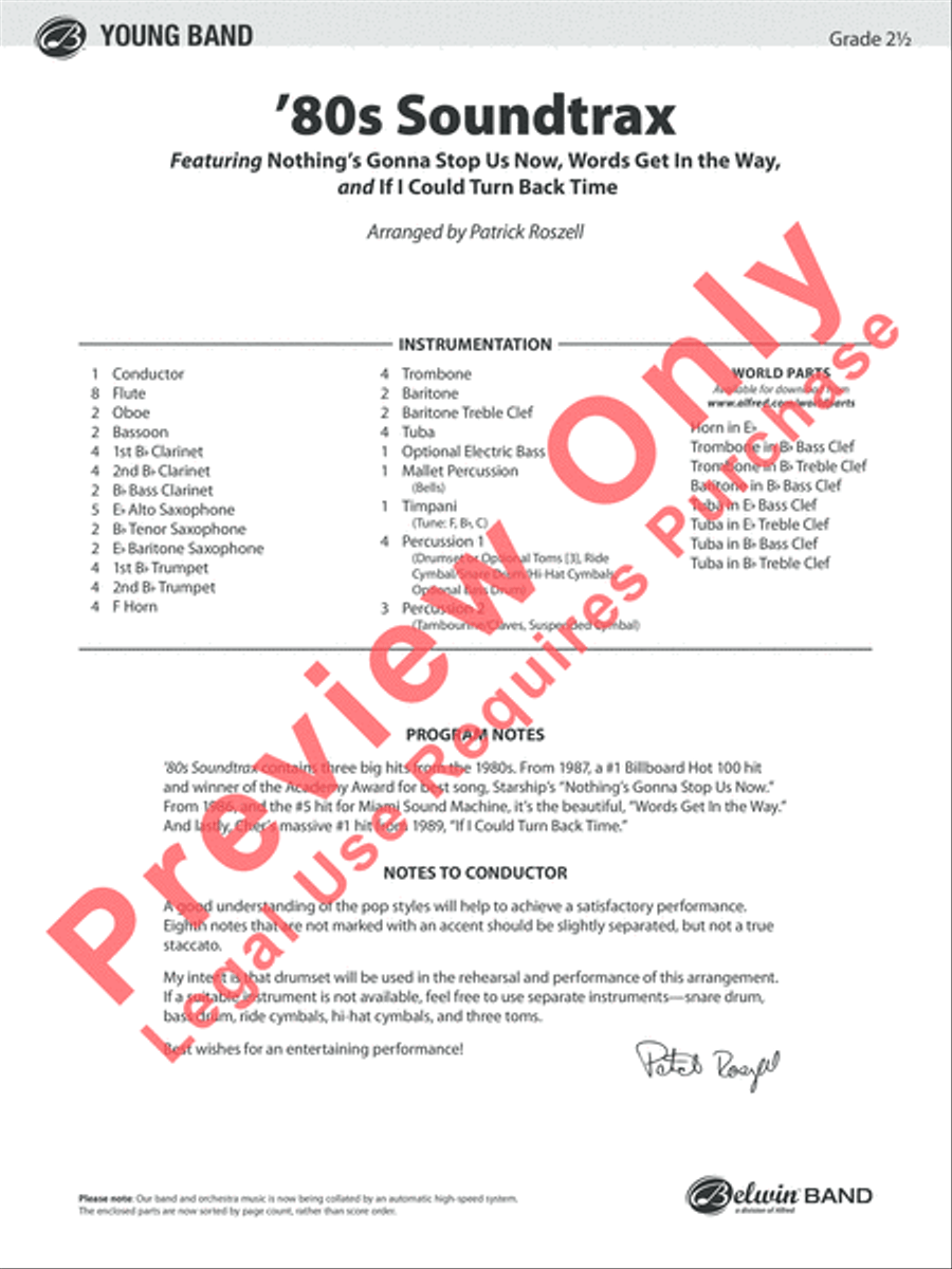 '80s Soundtrax Choir scores gallery preview page 2