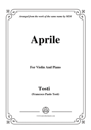 Tosti-Aprile, for Violin and Piano