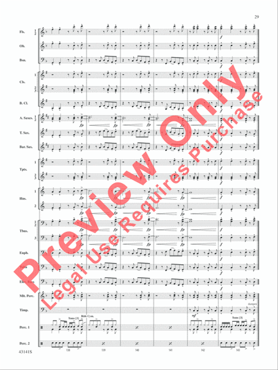 Bruno Mars Greatest Hits Bruno Mars Greatest Hits Concert Band scores gallery preview page 30