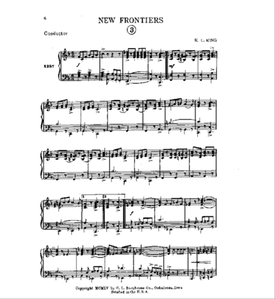 New Frontiers New Frontiers Condensed Score scores gallery preview page 2