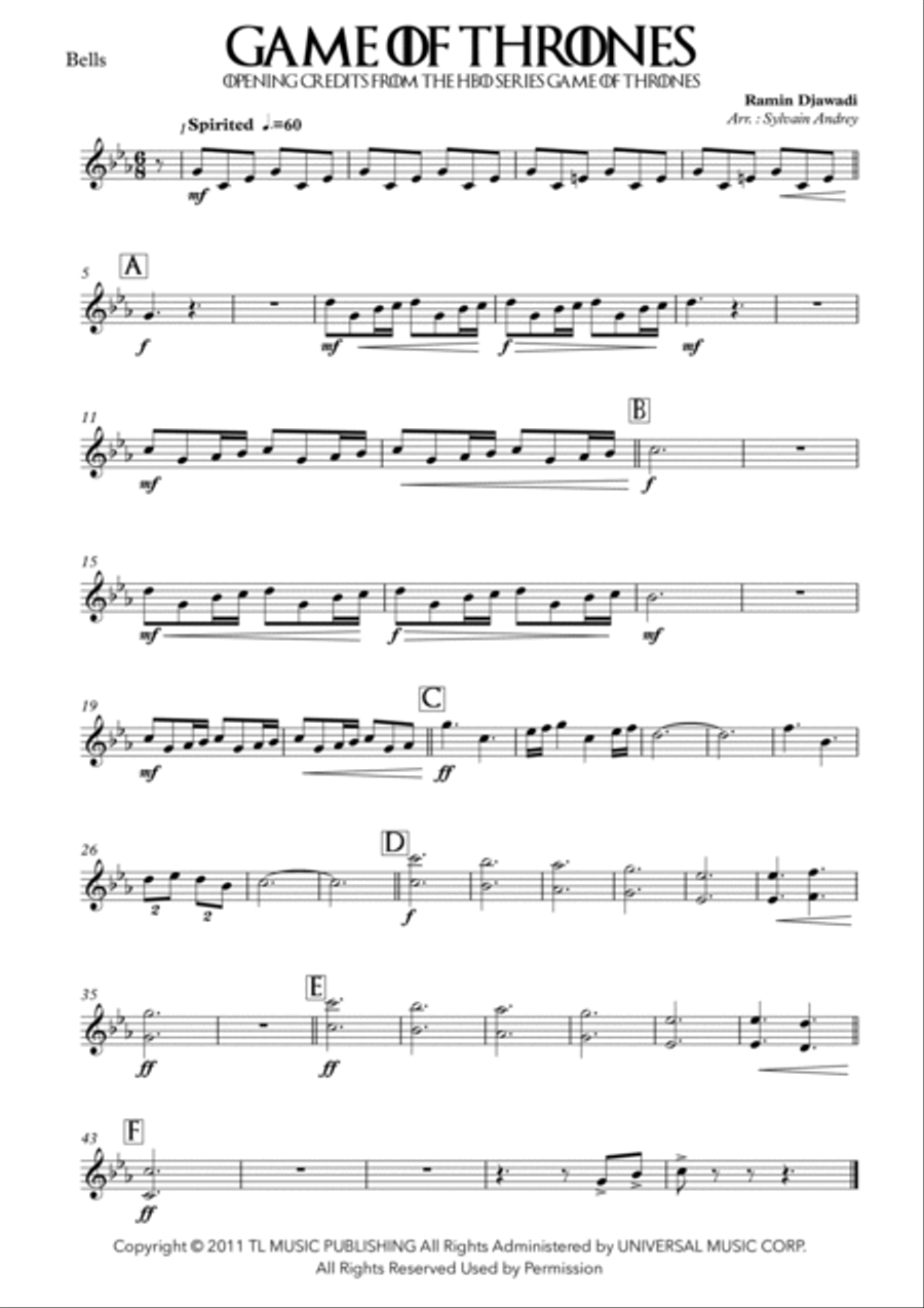 Game Of Thrones Chamber Music scores gallery preview page 5