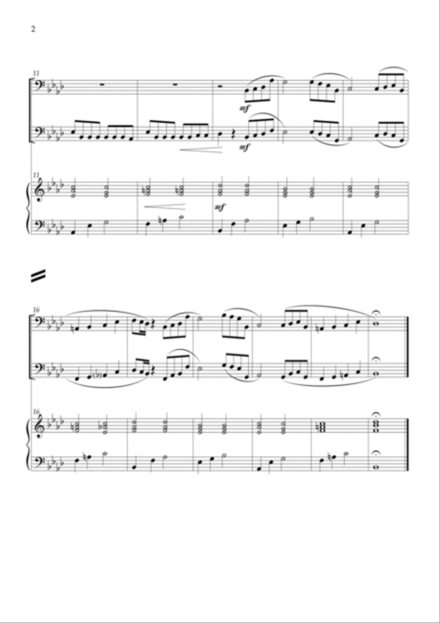 Kill Bill Woodwind Duet scores gallery preview page 2