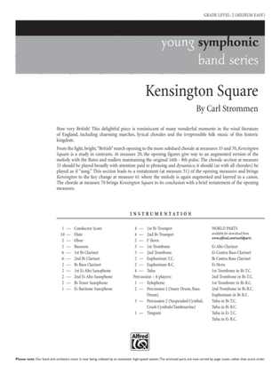 Kensington Square: Score