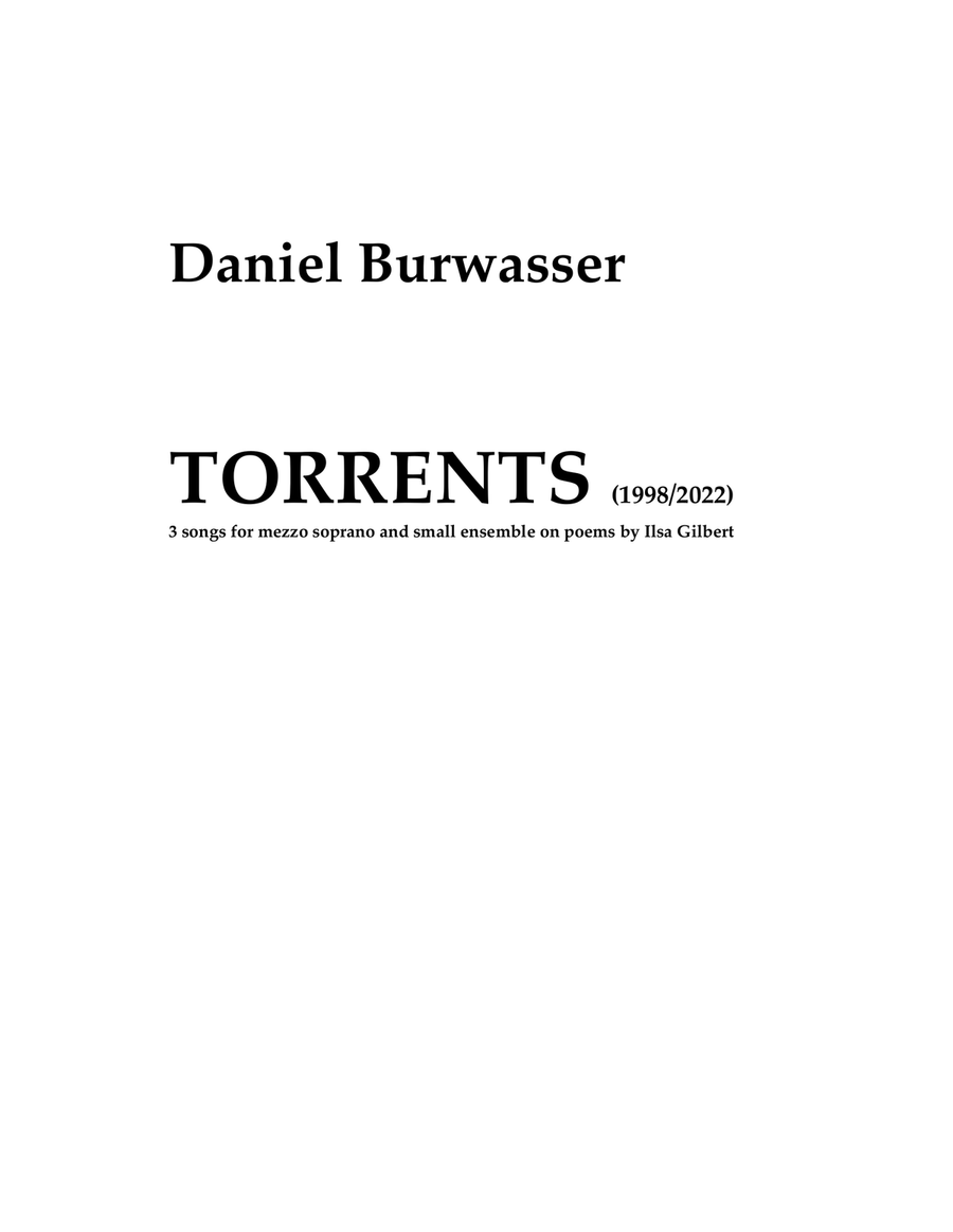 Torrents Small Ensemble scores gallery preview page 1