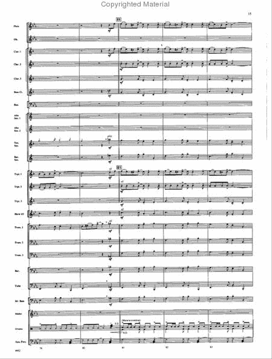A Scott Joplin Retrospective Concert Band scores gallery preview page 14