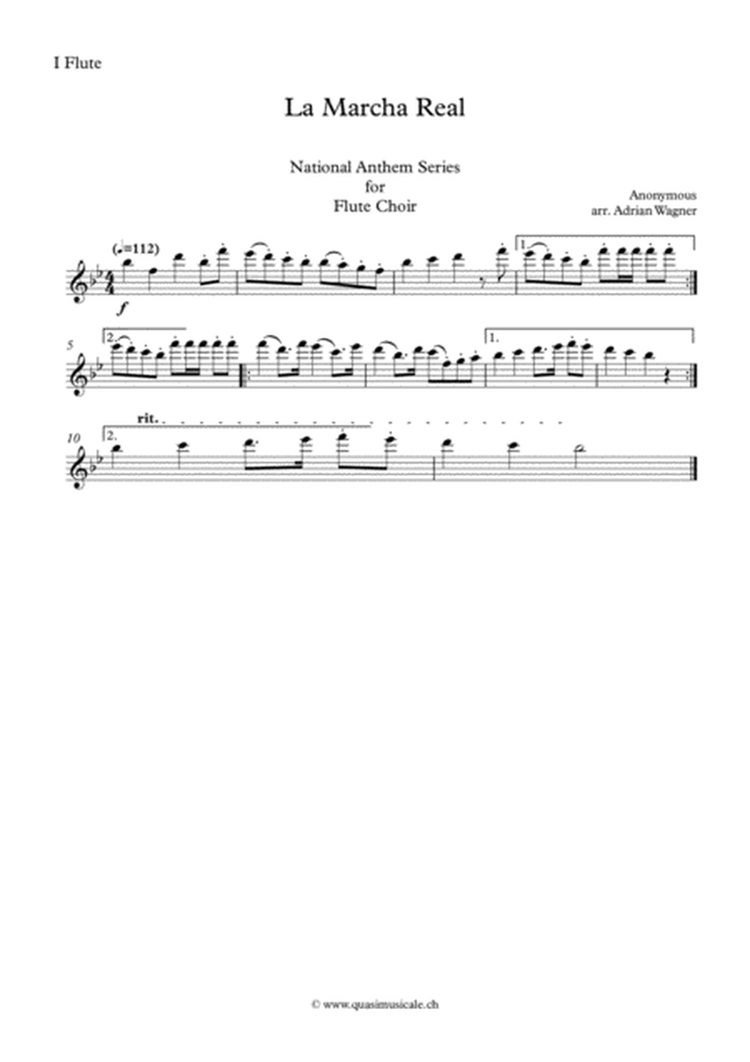 La Marcha Real (National Anthem of Spain) Flute Choir arr. Adrian Wagner image number null