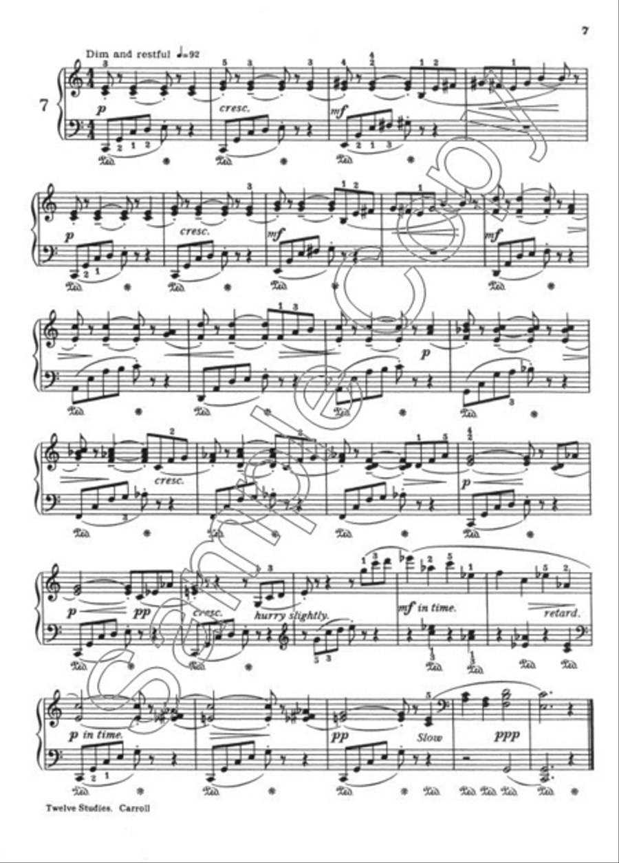 Twelve Studies Piano Method scores gallery preview page 4