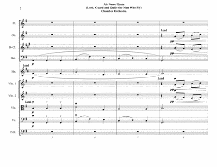 Air Force Hymn ('Lord,Guard and Guide