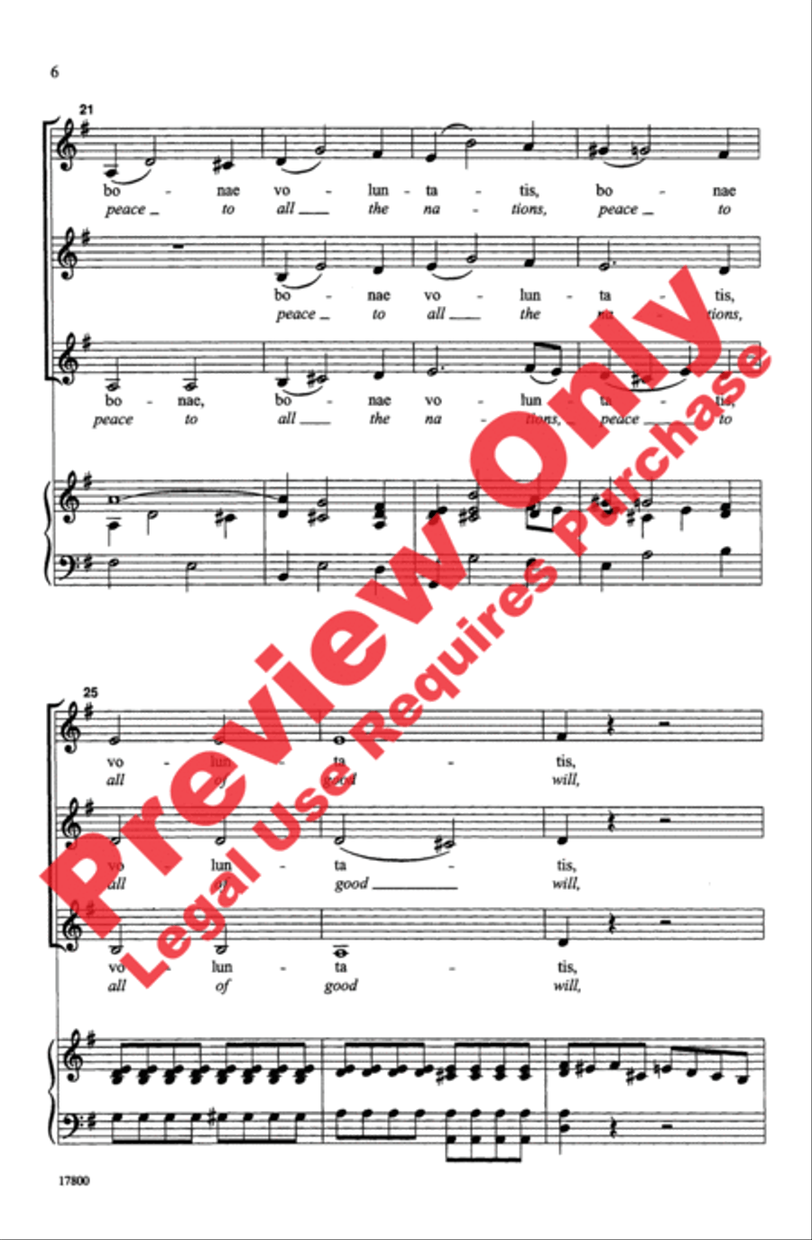 Gloria Women's Choir scores gallery preview page 6