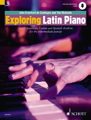 Book cover for Exploring Latin Piano