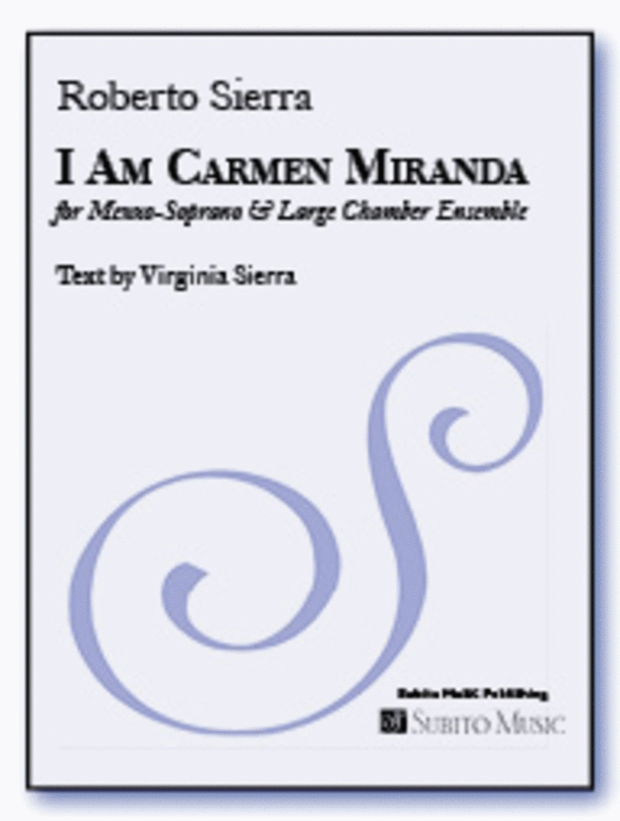 I am Carmen Miranda Choir scores gallery preview page 1