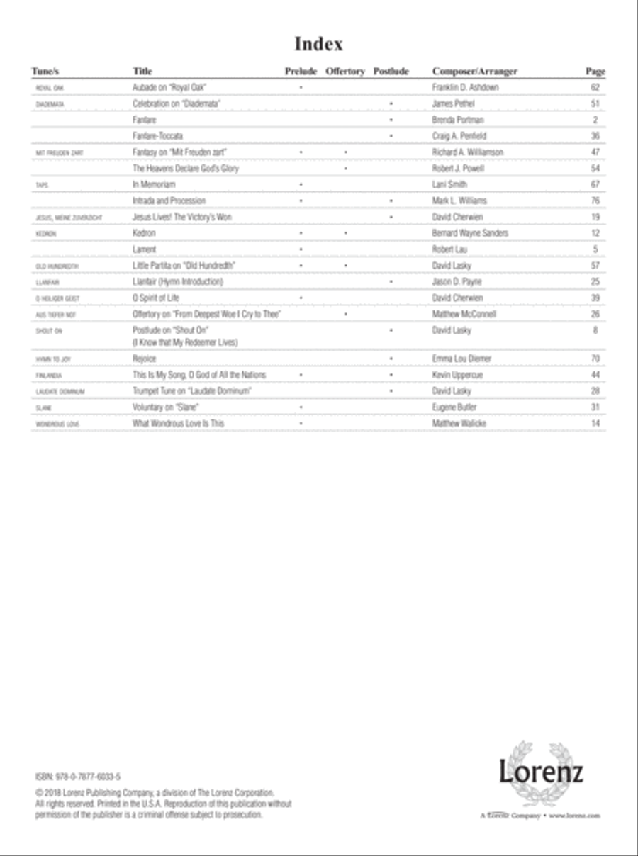 The Sacred Organ Library, Vol. 3 Organ Solo scores gallery preview page 2